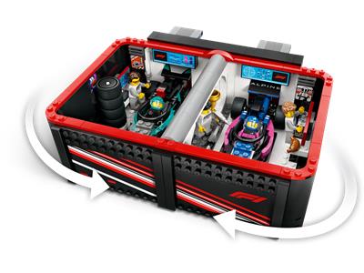 LEGO® City 60444 - F1 Garage & Mercedes-AMG & Alpine Cars Preowned Building Kit