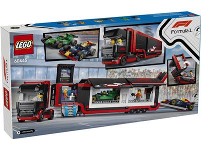 LEGO® City 60445 - F1 Truck with RB20 & AMR24 F1 Cars Preowned Building Kit
