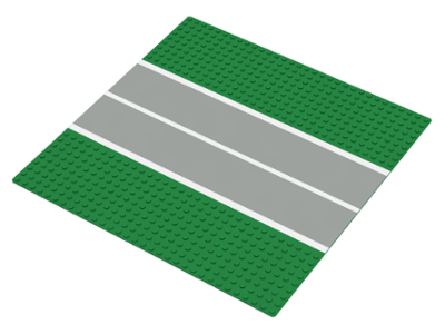 LEGO® Parts – Baseplate, Road 32 x 32 9-Stud Straight with Runway Pattern