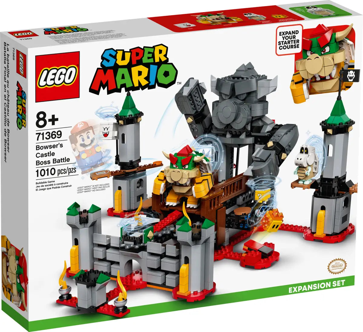 LEGO® Super Mario 71369 - Bowser's Castle Boss Battle - Expansion Set Preowned Building Kit
