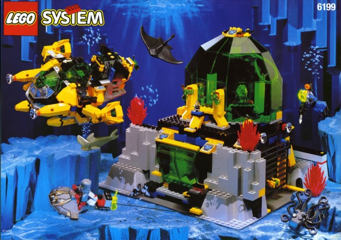 LEGO® Aquazone 6199 - Hydro Crystalation Station Preowned Building Kit