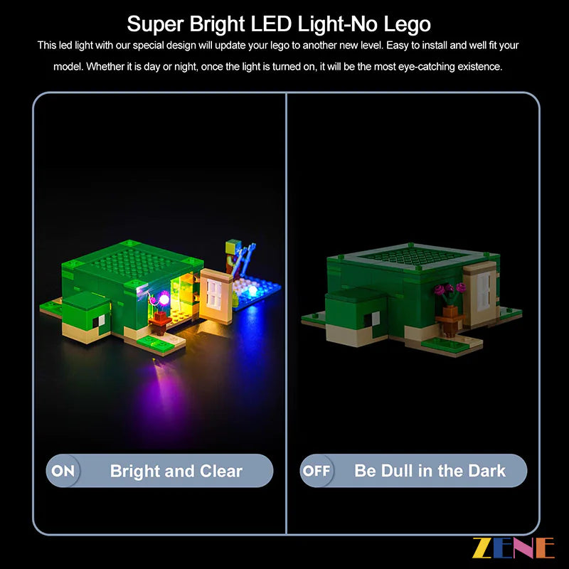 LEGO Light Kit for Turtle Beach House 21254