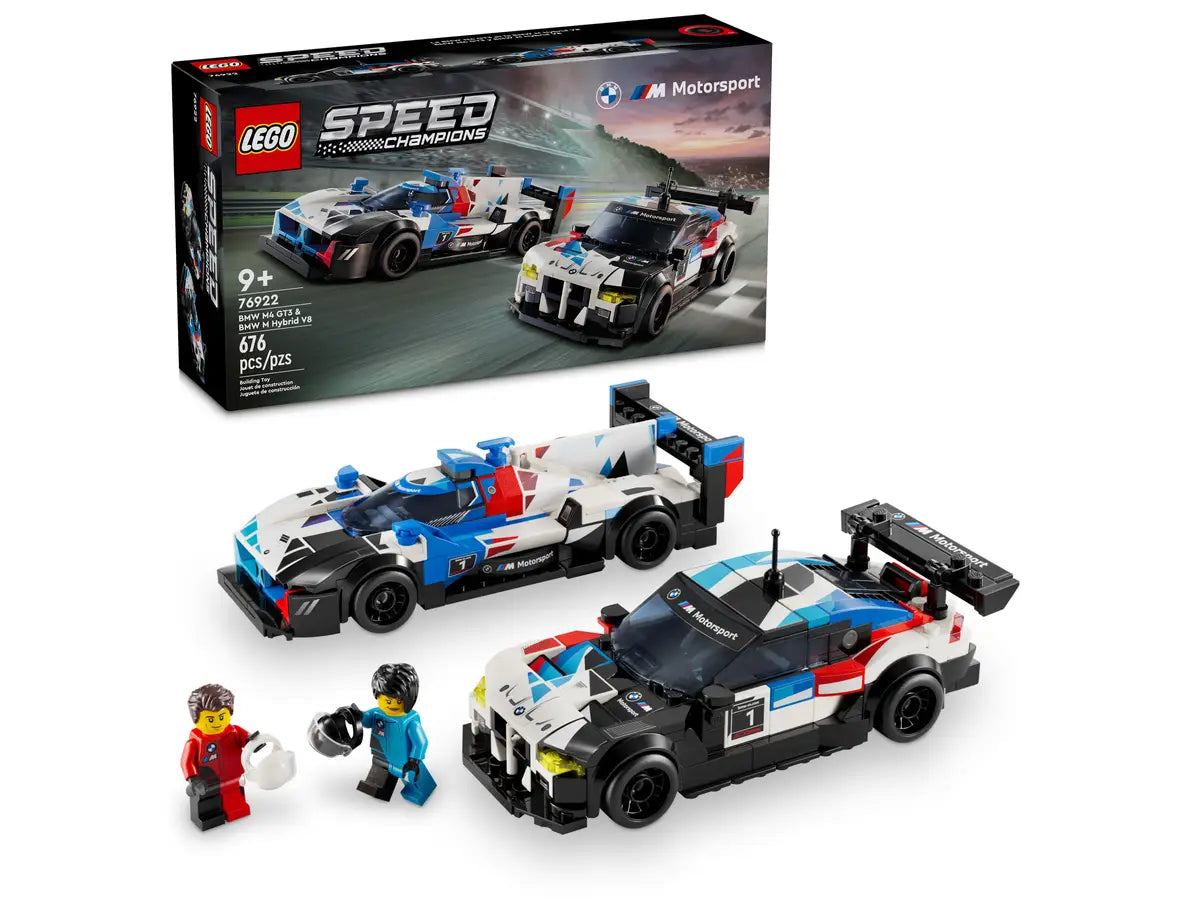 LEGO® Speed Champions 76922 BMW M4 GT3 & BMW M Hybrid V8 Building Kit