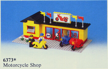 (Original Box) for Set 6373 Motorcycle Shop