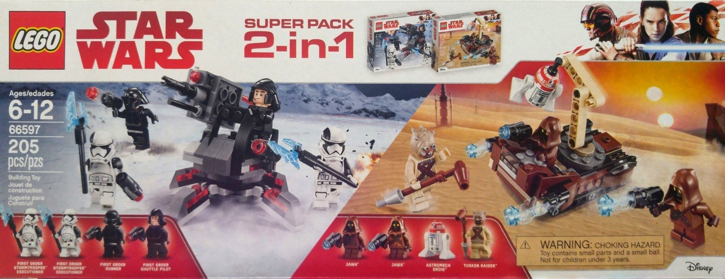 LEGO® Star Wars 66597 - Super Pack 2 in 1 (75197 & 75198) Preowned Building Kit