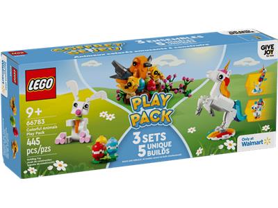 LEGO® Holiday & Event 66783 Mixed Bundle Pack, Play Pack Colorful Animals Building Kit
