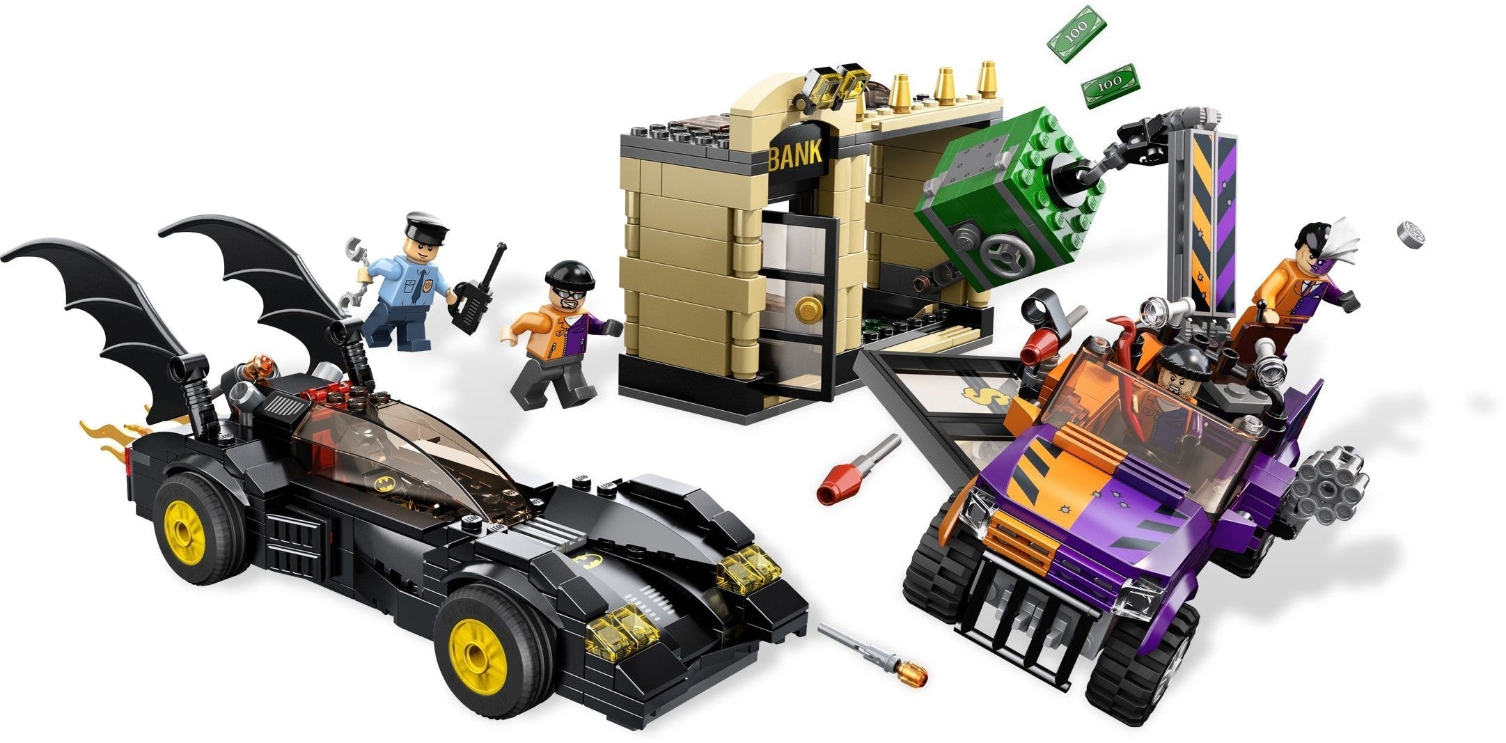 LEGO® Super Heroes 6864 Batmobile and the Two-Face Chase Building Kit