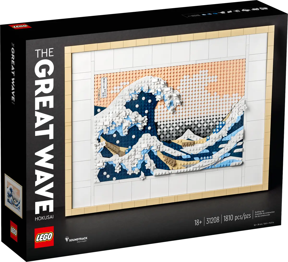 LEGO® Art 31208 - Hokusai The Great Wave Preowned Building Kit