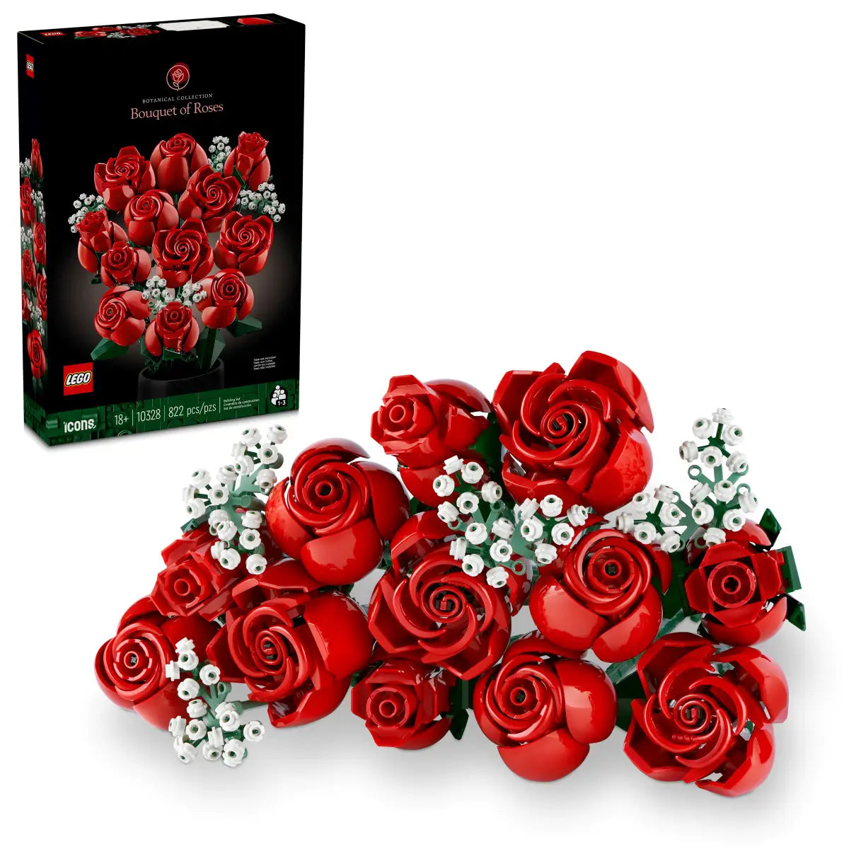 LEGO® Creator 10328 Bouquet of Roses Building Kit