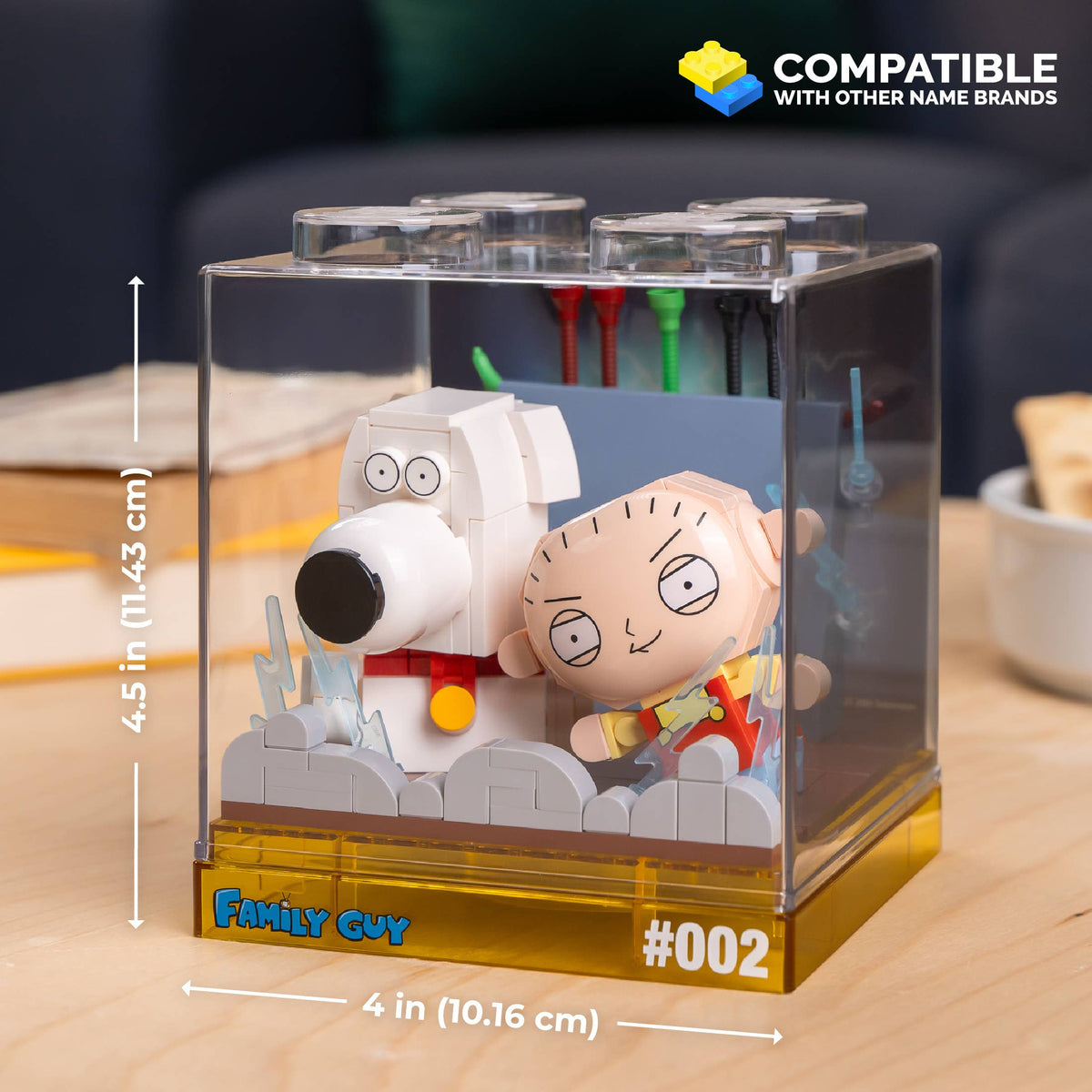 Family Guy Stewie & Brian Box Building Set 201pc