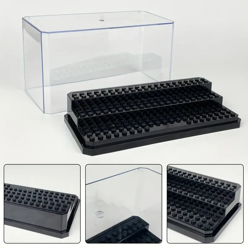 LEGO® Display – 3 Level Mini Figure Display Case - Black