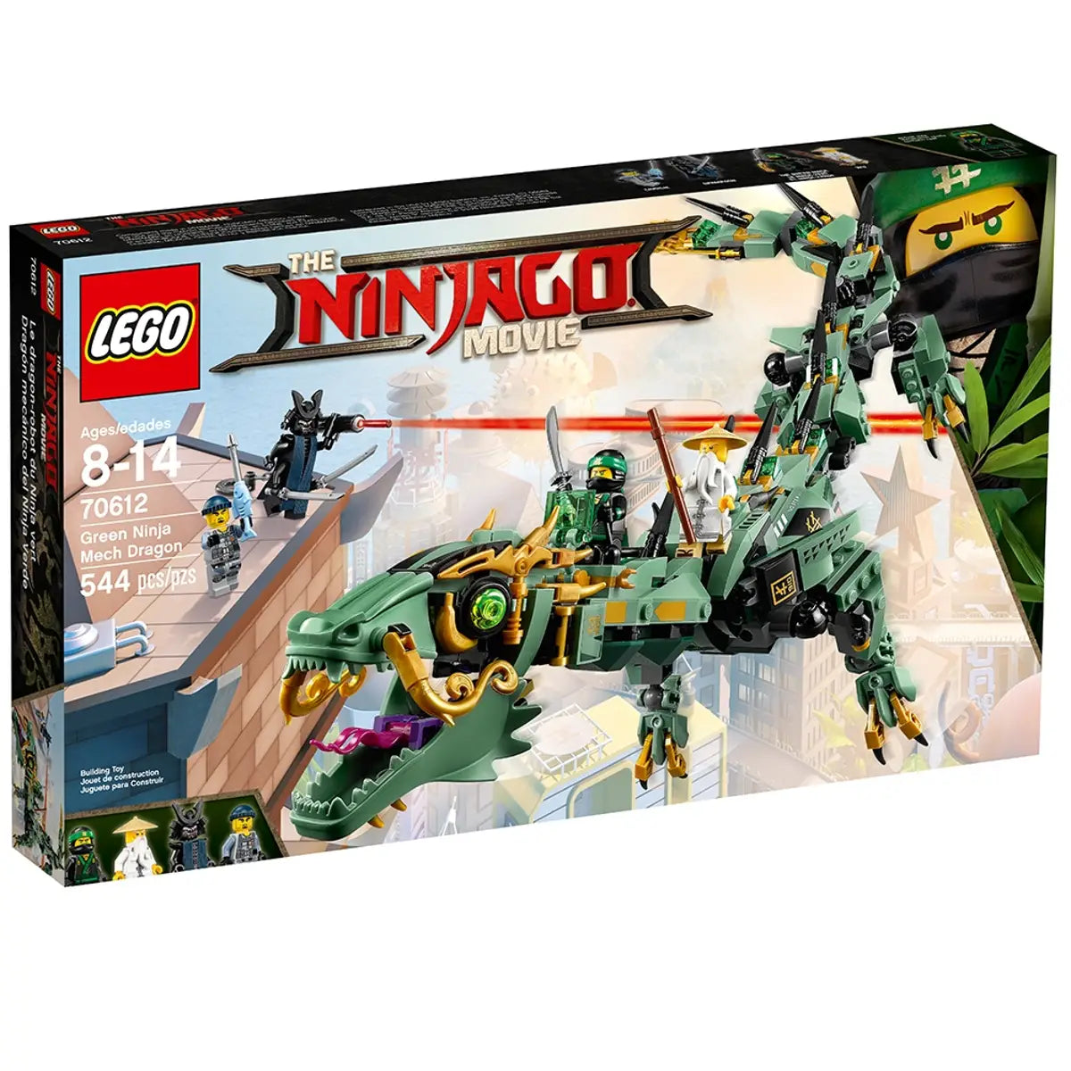 LEGO® The Lego NINJAGO Movie 70612 - Green Ninja Mech Dragon Preowned Building Kit