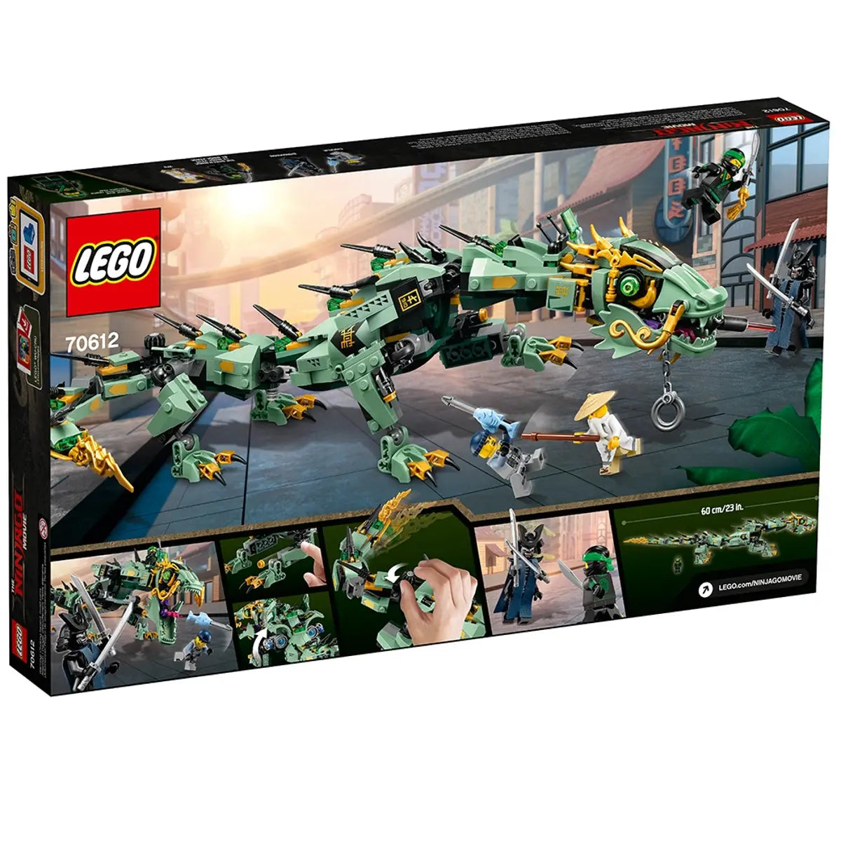 LEGO® The Lego NINJAGO Movie 70612 Green Ninja Mech Dragon Building Kit