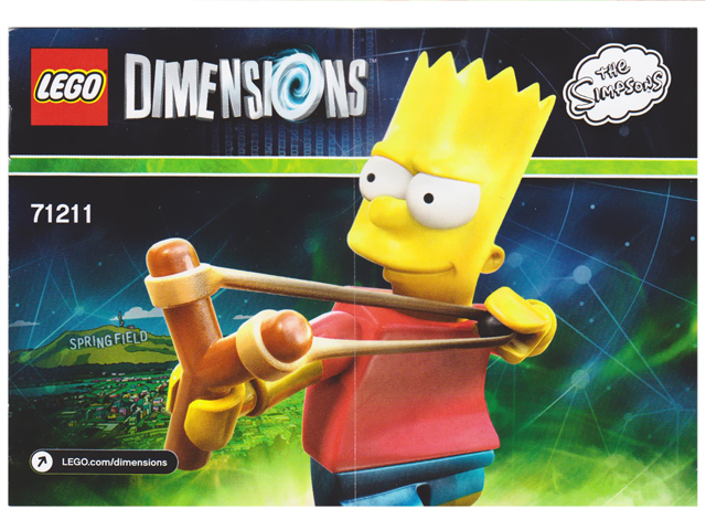 LEGO® Dimensions 71211 Fun Pack The Simpsons Bart and Gravity Sprinter Building Kit