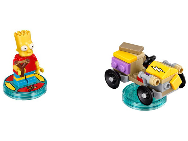 LEGO® Dimensions 71211 Fun Pack The Simpsons Bart and Gravity Sprinter Building Kit