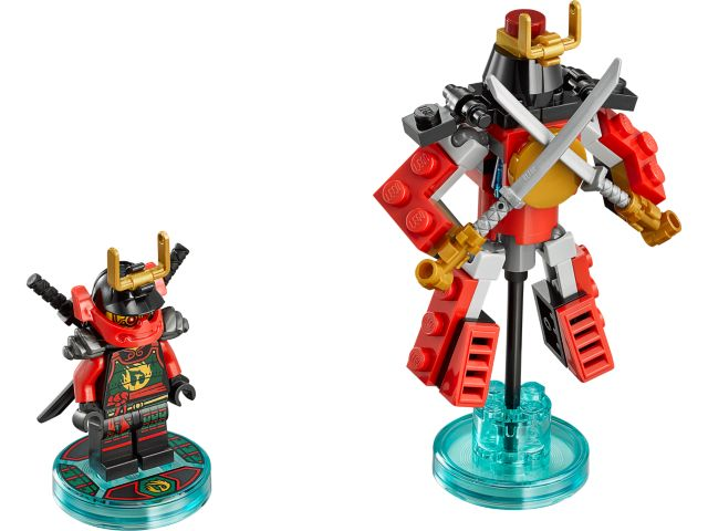 LEGO® Dimensions 71216 Fun Pack NINJAGO Nya and Samurai Mech Building Kit