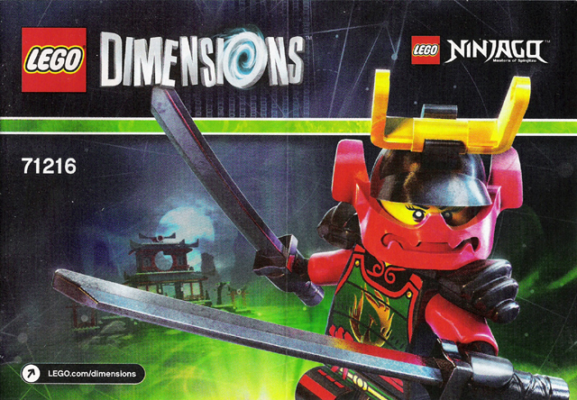 LEGO® Dimensions 71216 Fun Pack NINJAGO Nya and Samurai Mech Building Kit