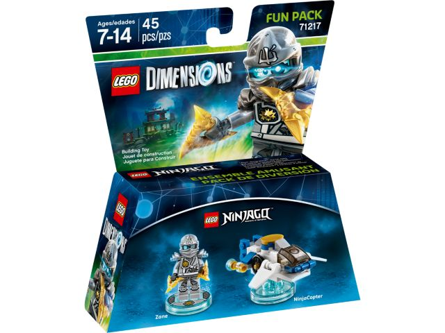 LEGO® Dimensions 71217 Fun Pack NINJAGO Zane and Ninjacopter Building Kit