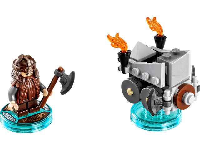 LEGO® Dimensions 71220-1 Fun Pack LOTR Gimli and Axe Chariot