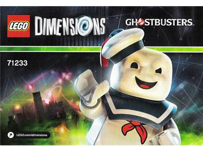 LEGO® Dimensions 71233 Fun Pack - Fun Pack - Ghostbusters (Stay Puft Bibendum Chamallow and Terror Dog) Building Kit