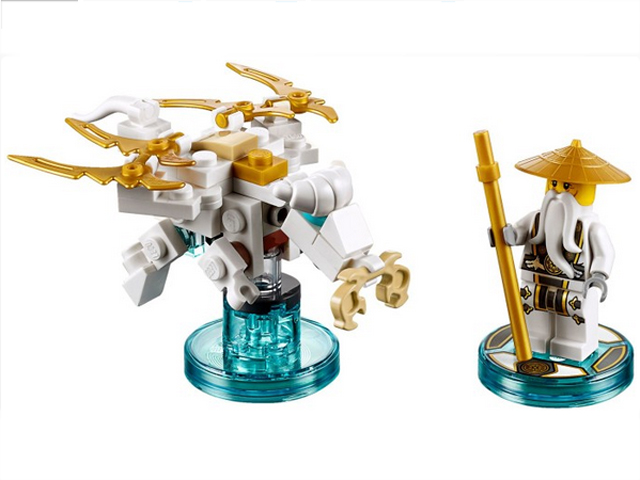 LEGO® Dimensions 71234 Fun Pack NINJAGO Sensei Wu and Flying White Dragon Building Kit