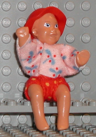 Preowned LEGO® Minifigure – Scala 71289b Scala Doll (Baby Thomas w/Large Eyes Pattern w/Clo