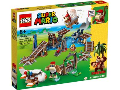 LEGO® Super Mario 71425 - Diddy Kongs Mine Cart Ride - Expansion Set Preowned Building Kit