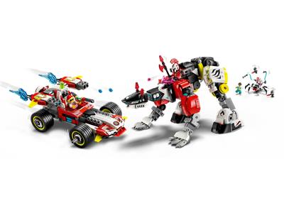 LEGO® DREAMZzz 71497 - Cooper's Tiger Mech & Zero's Hot Rod Car Preowned Building Kit