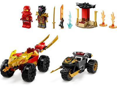 LEGO® NINJAGO 71789 Kai and Ras's Car and Bike Battle Building Kit