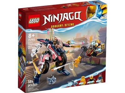 LEGO® NINJAGO 71792 Soras Transforming Mech Bike Racer Building Kit