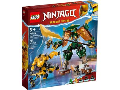 LEGO® NINJAGO 71794 Lloyd and Arins Ninja Team Mechs Building Kit
