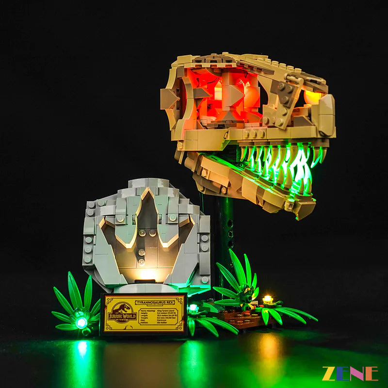 LEGO Light Kit for Dinosaur Fossils T rex Skull 76964