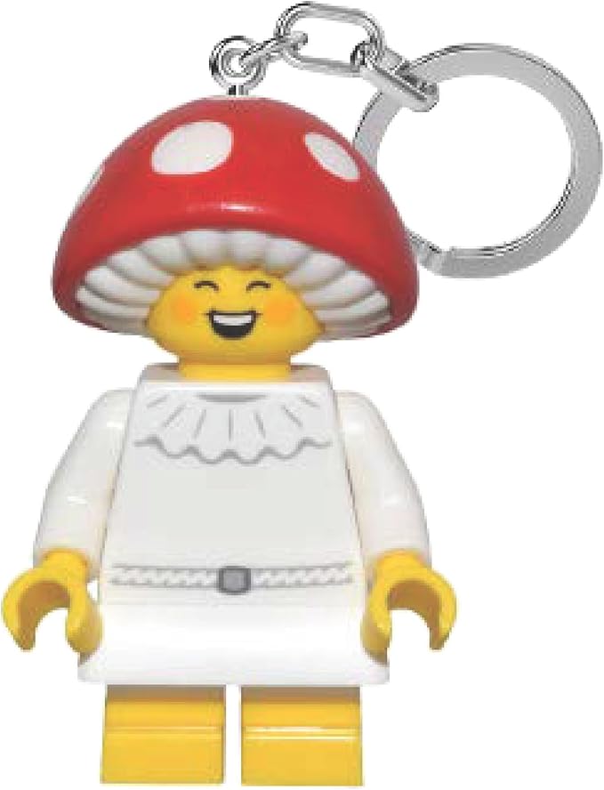 LEGO® Large 3 Inch Tall Figure Keychain Light - Mushroom Sprite (KE240H)