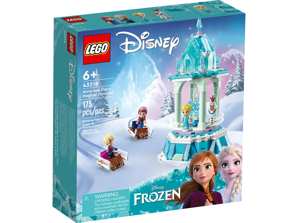LEGO® Disney 43218 Anna and Elsa's Magical Carousel Building Kit