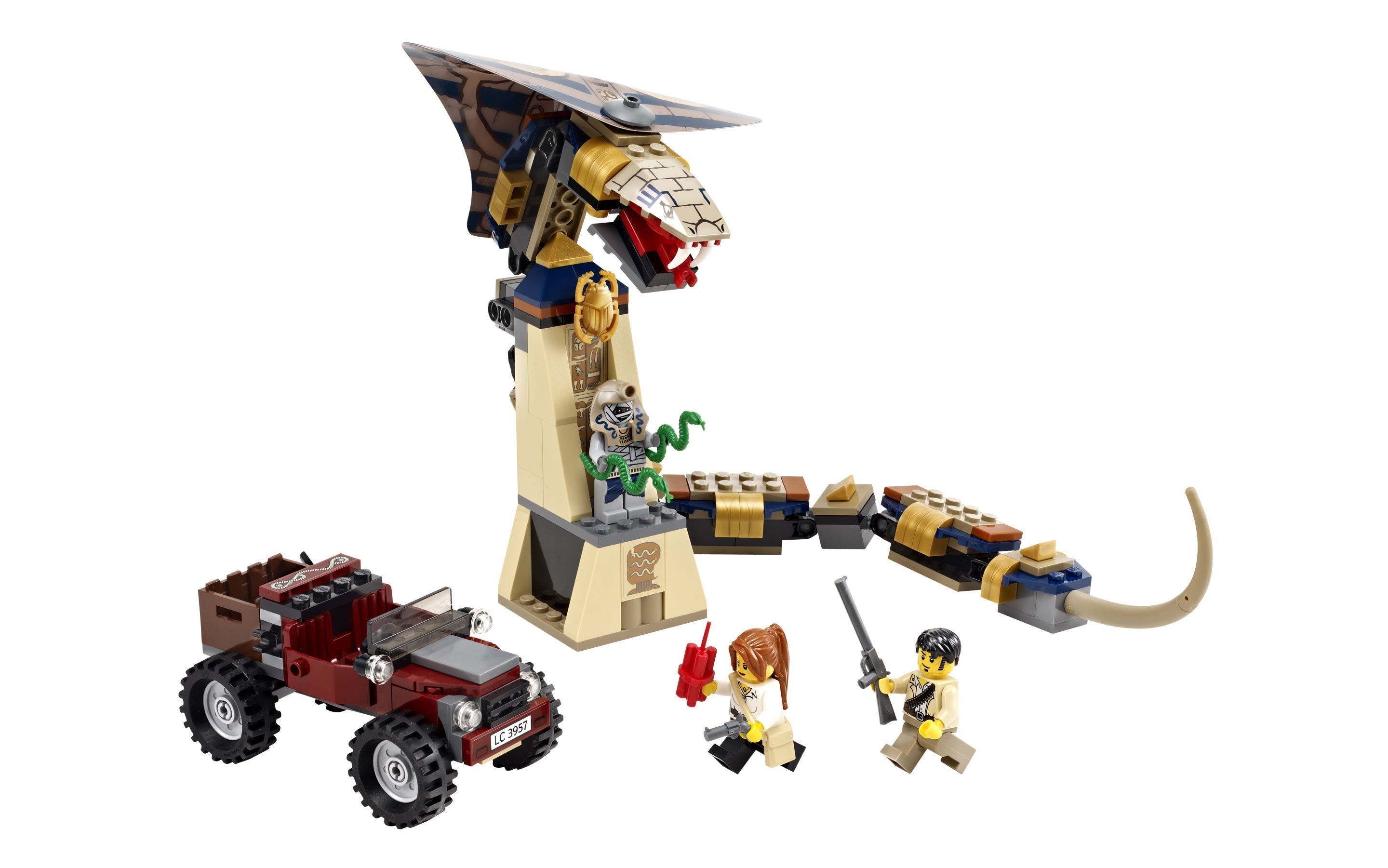 LEGO® Pharaoh's Quest 7325 Cursed Cobra Statue Building Kit