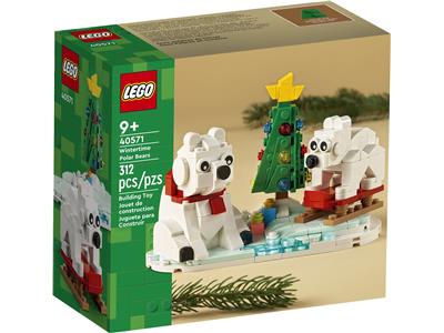 LEGO® Holiday & Event 40571 - Wintertime Polar Bears Preowned Building Kit
