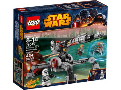 LEGO® Star Wars 75045 - Republic AV-7 Anti-Vehicle Cannon Preowned Building Kit