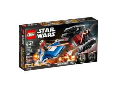 LEGO® Star Wars 75196-1 A-Wing vs. TIE Silencer Microfighters