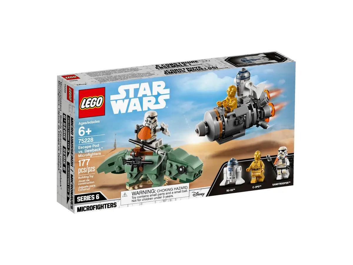 LEGO® Star Wars 75228 - Escape Pod vs. Dewback Microfighters Preowned Building Kit