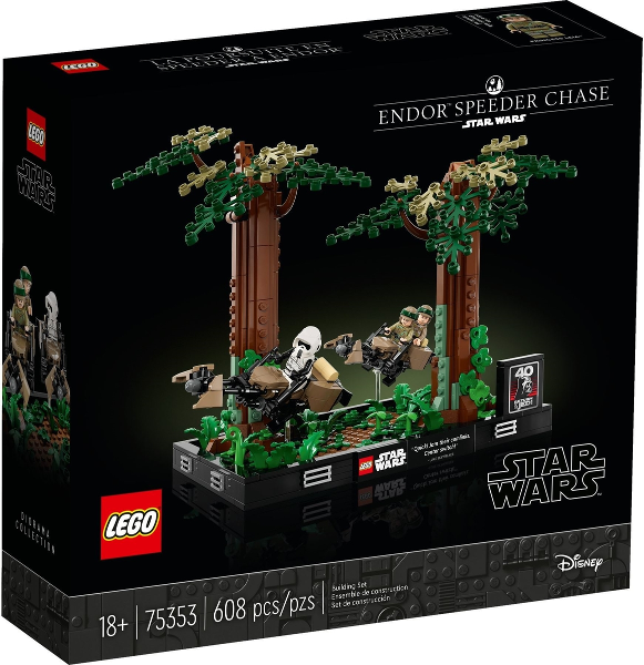 LEGO® Star Wars 75353 Endor Speeder Chase Diorama Building Kit