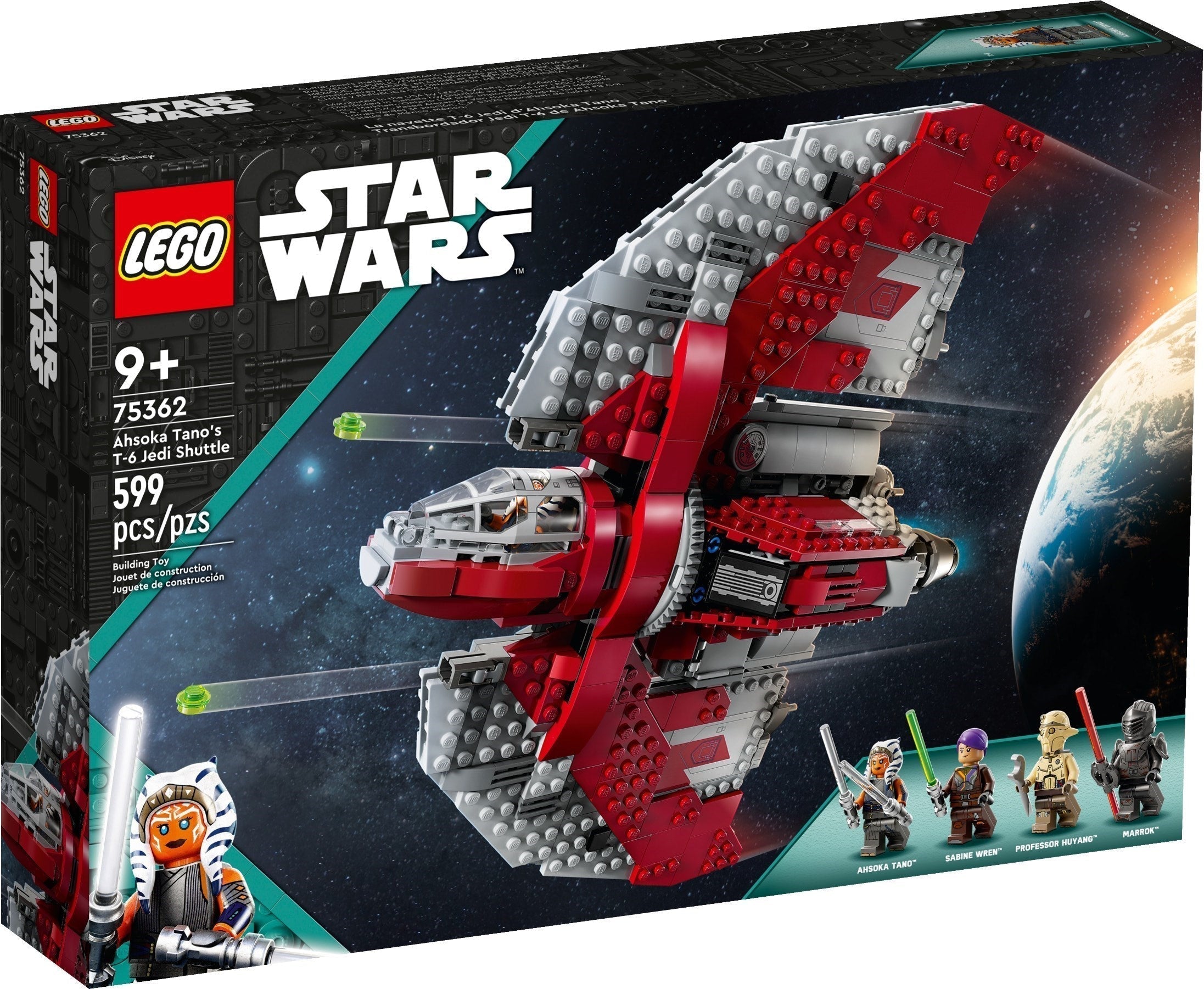 LEGO® Star Wars 75362 - Ahsoka Tanos T-6 Jedi Shuttle Preowned Building Kit