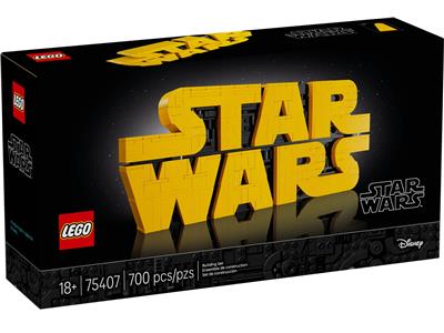LEGO® Star Wars 75407 - Brick-Built Star Wars Logo Preowned Building Kit
