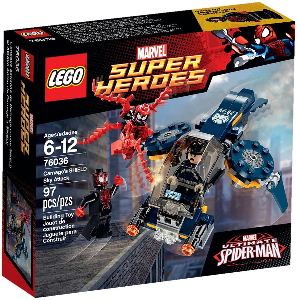 LEGO® Super Heroes 76036 - Carnage's SHIELD Sky Attack Preowned Building Kit