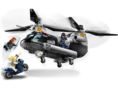 LEGO® Super Heroes 76162 Black Widows Helicopter Chase Building Kit