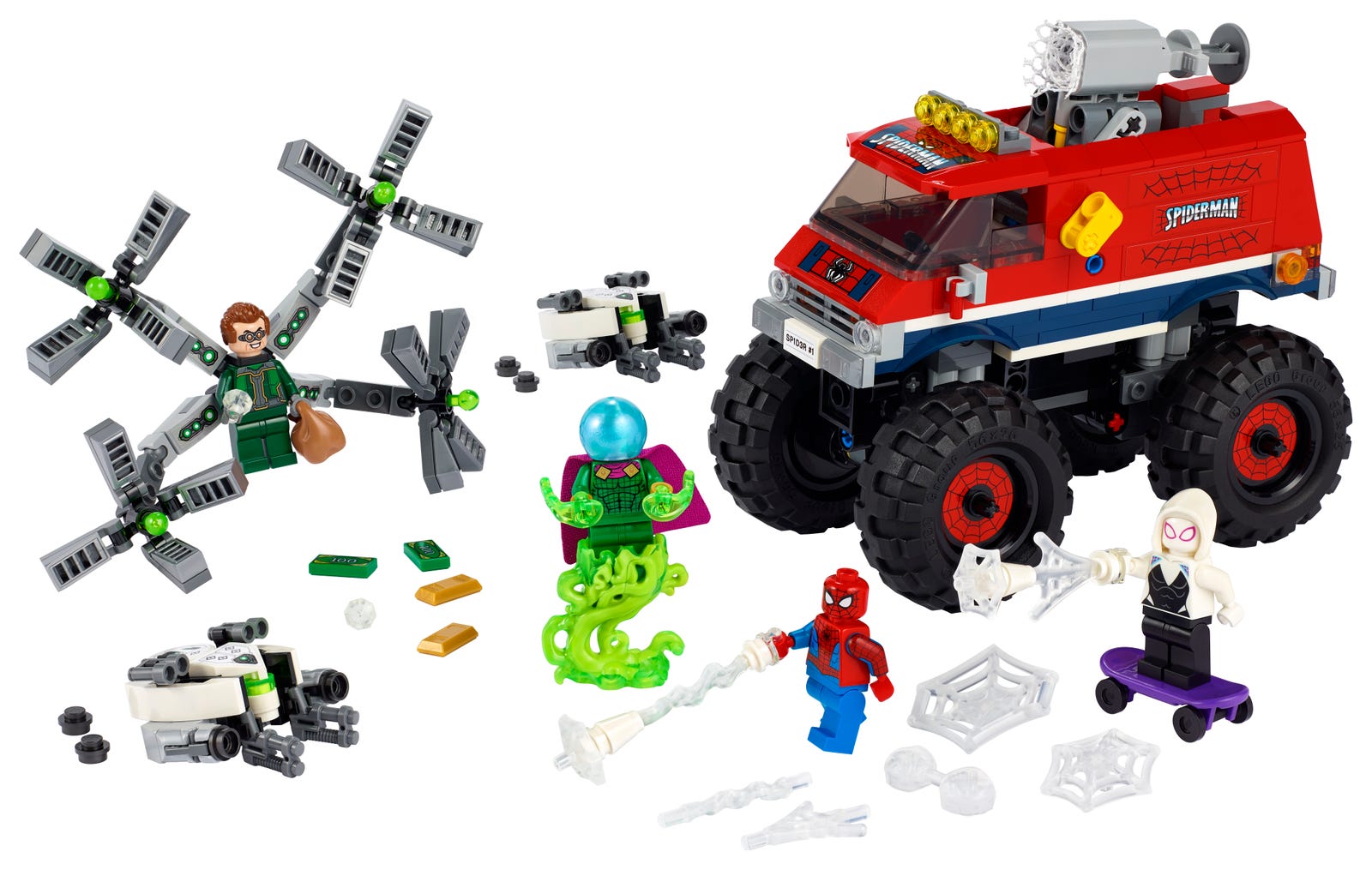 LEGO® Super Heroes 76174 Spider-Mans Monster Truck vs Mysterio Building Kit