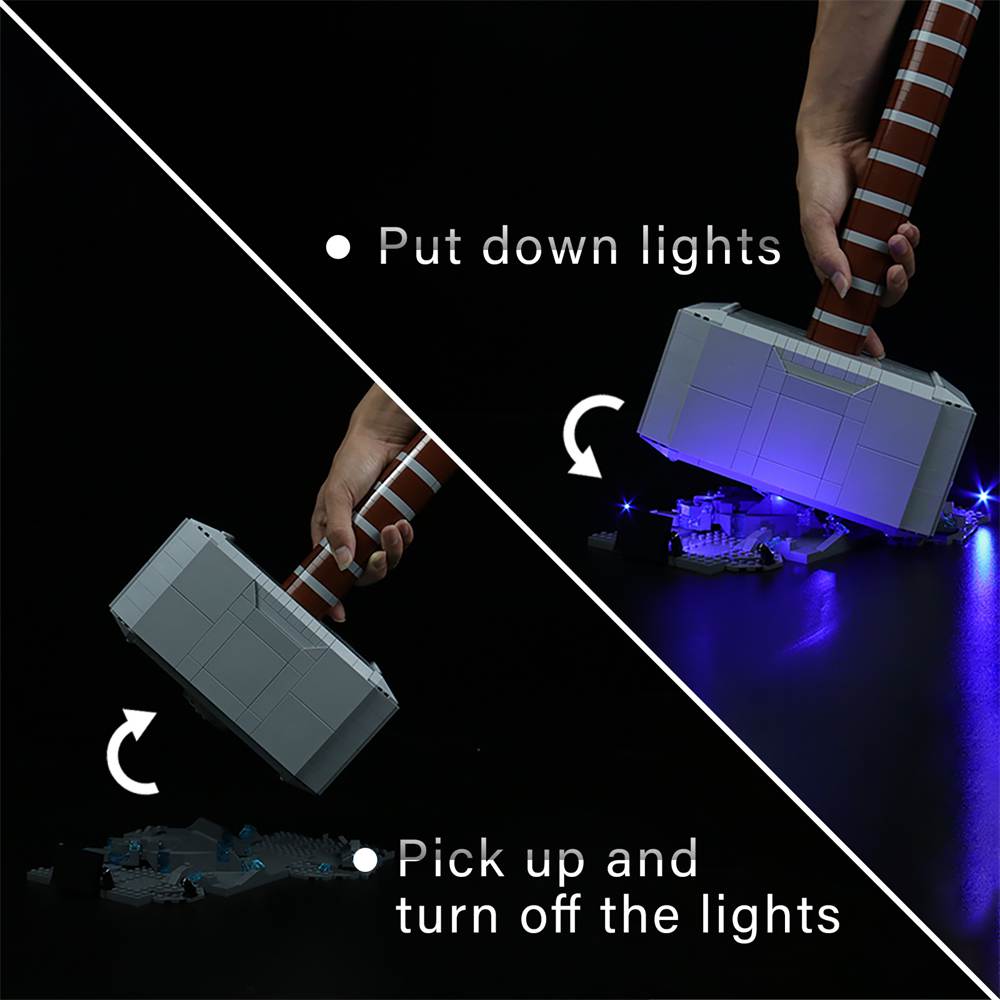 LEGO Light Kit for Thor's hammer 76209