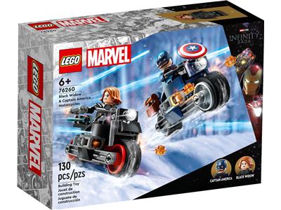 LEGO® Super Heroes 76260 - Black Widow & Captain Americas Motorcycles Preowned Building Kit