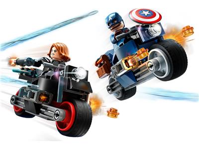 LEGO® Super Heroes 76260 Black Widow & Captain Americas Motorcycles Building Kit