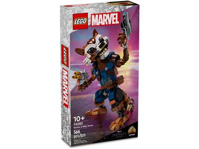 LEGO® Super Heroes 76282 - Rocket & Baby Groot Preowned Building Kit