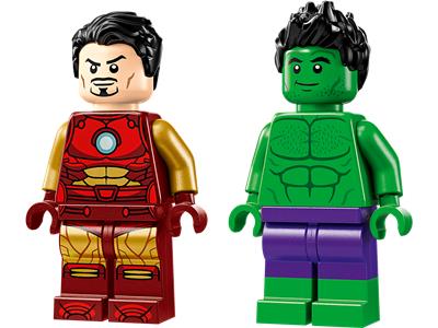 LEGO® Super Heroes 76287 Iron Man with Bike and The Hulk Building Kit